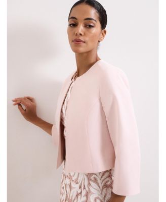 Women's Elizabeth Cropped Round Neck Jacket