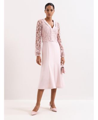 Women's Ayumi Part Lace Midi Dress