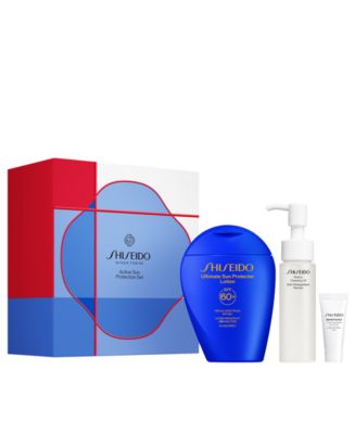 Shiseido 3-Pc. Active Sun Protection Skincare Gift Set - Macy's
