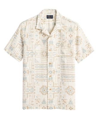 Men's Short-Sleeve Camp-Collar Shirt