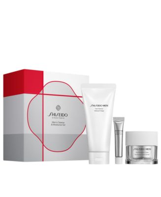 Shiseido 3-Pc. Men's Cleanse and Moisturize Skincare Gift Set - Macy's