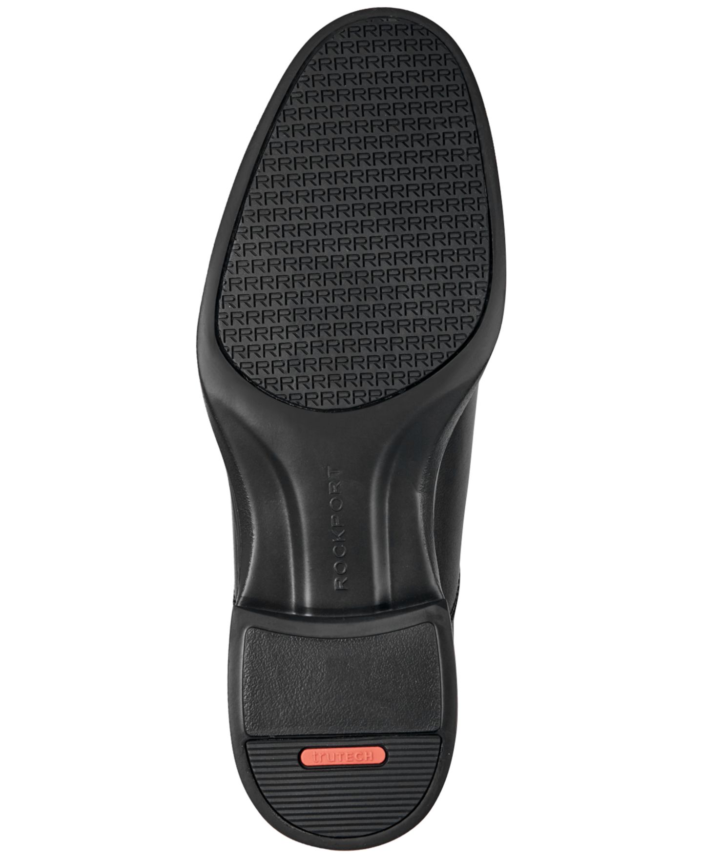 Мужские туфли Rockport Keefer Dress Slip-On, цвет: Чёрный кожаный — фото 5