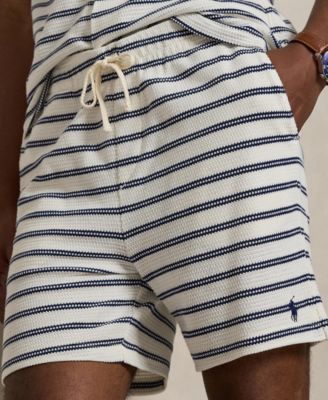 Men's Striped Slim-Fit Shorts