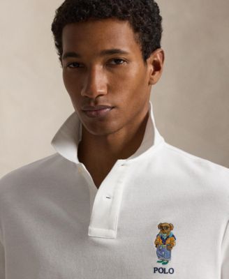 Men's Bear Mesh Polo Shirt