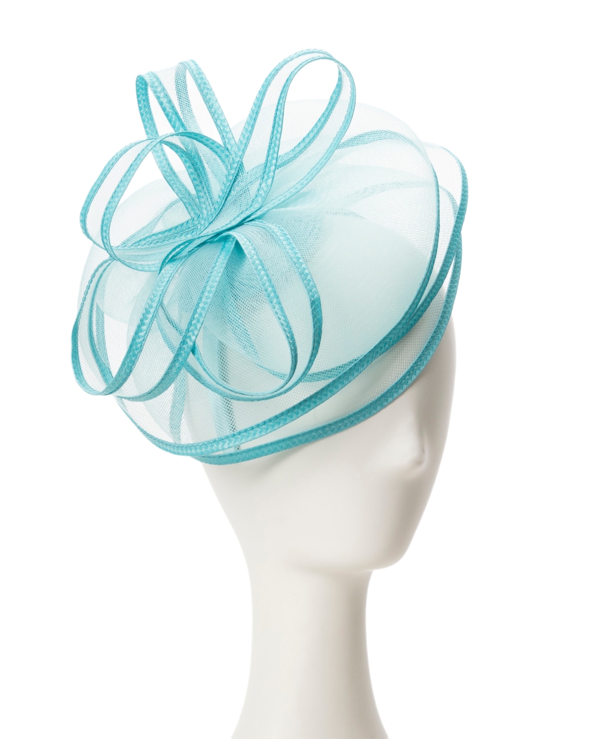 August Hats Swirl Net Fascinator Hat