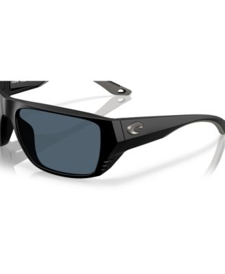 Men's Rectangle Finlet Polarized Sunglasses, 6S9118