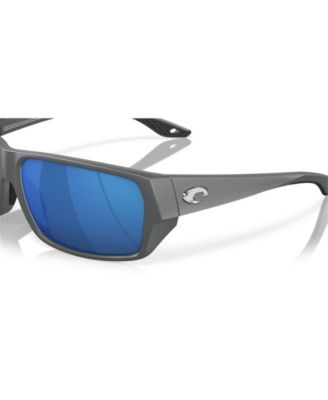 Men's Rectangle Tailfin Polarized Sunglasses, 6S9113