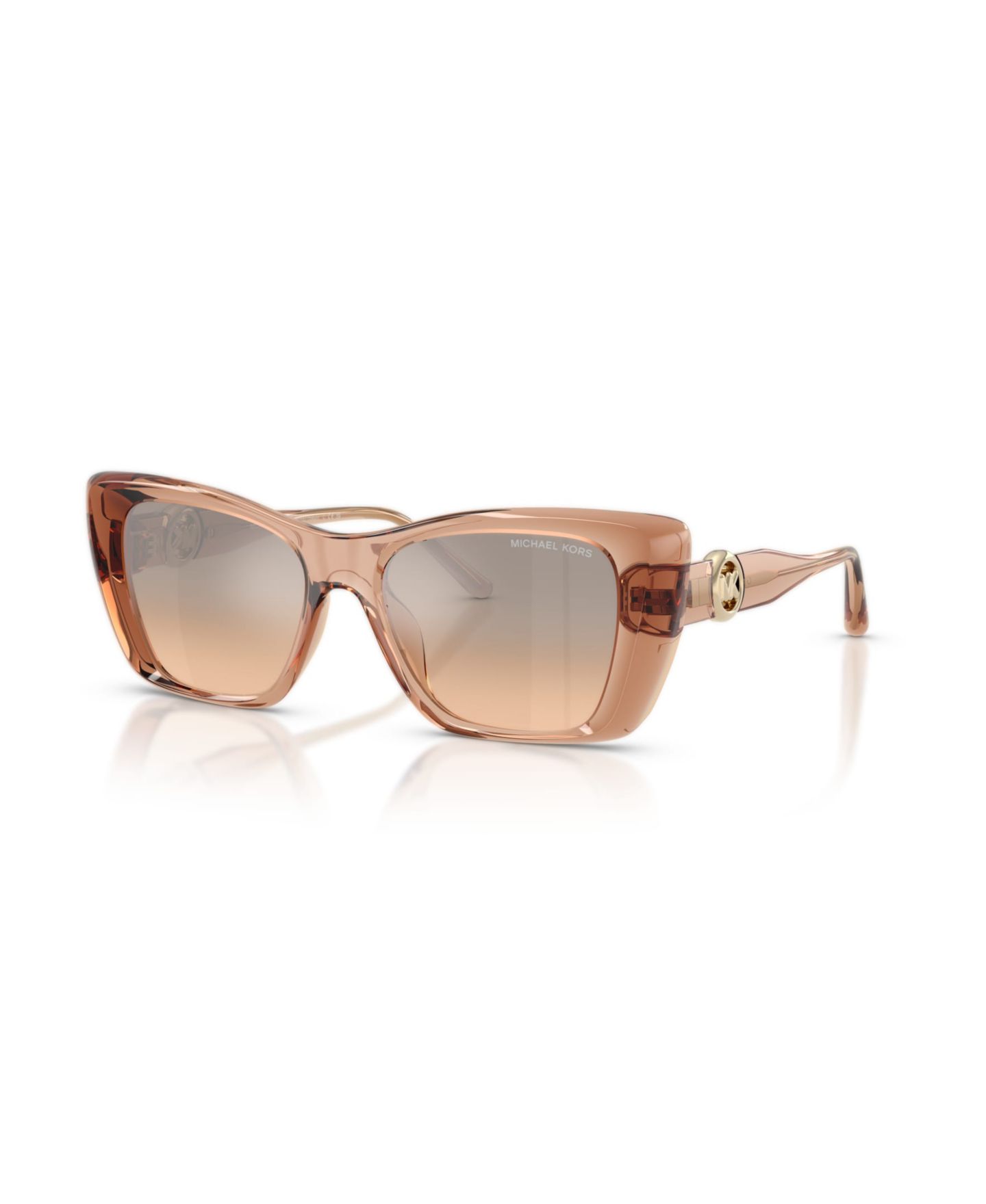 Женские солнцезащитные очки Michael Kors Sunglasses, MK2270U, цвет: Коричневый прозрачный — фото 1