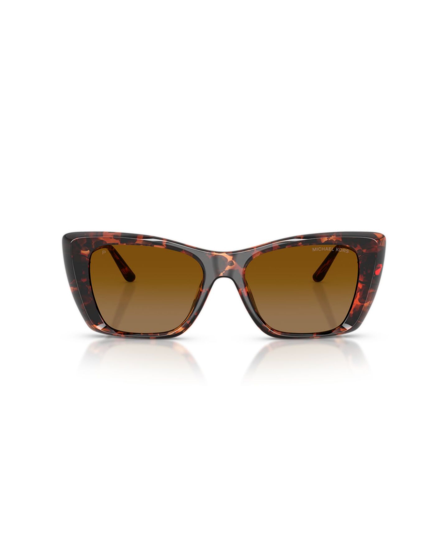 Женские солнцезащитные очки Michael Kors Polarized Sunglasses, MK2270U, цвет: Светло-коричневый черепаховый — фото 2