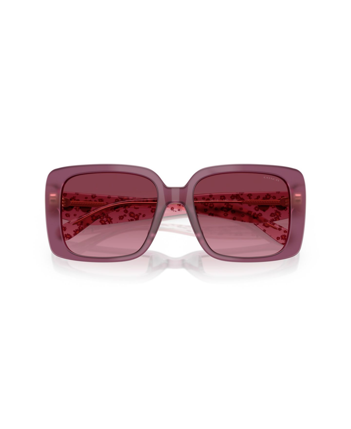 Женские солнцезащитные очки COACH Square Sunglasses, CAD54 HC8424U, цвет: Фиолетовый — фото 5