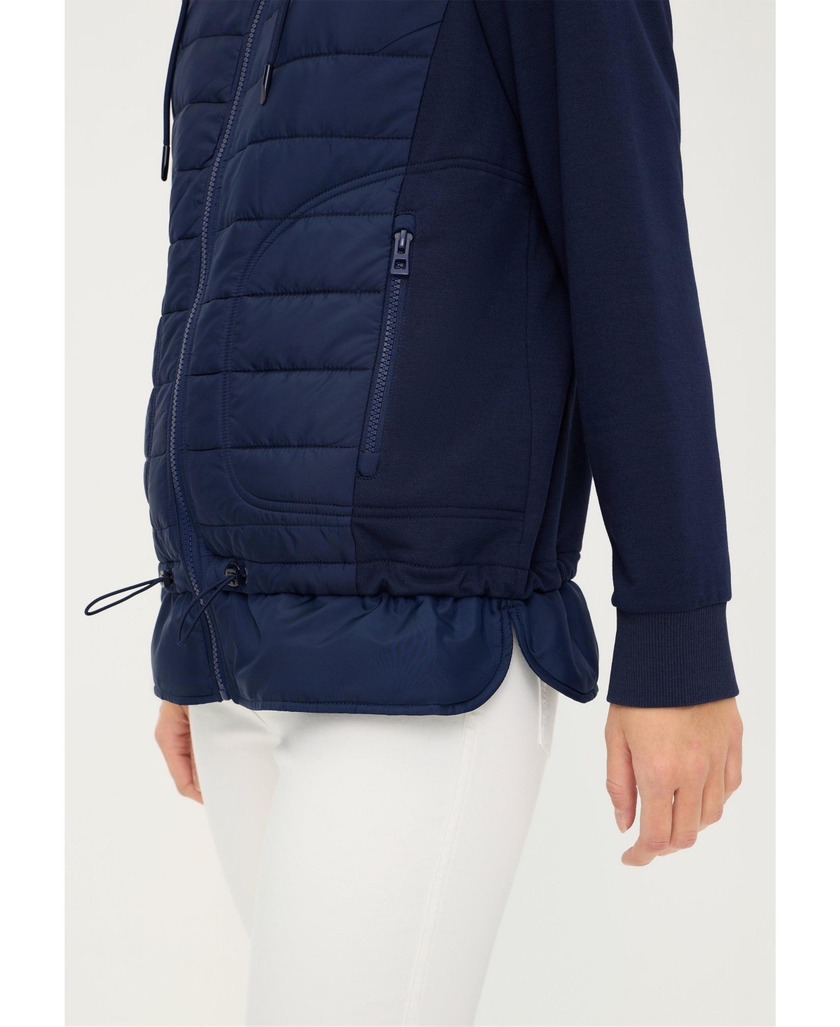 Olsen Women's Mixed Media Sweatshirt