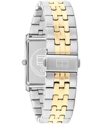 Men's Quartz Two Tone Stainless Steel Bracelet Watch, 25.5 mm