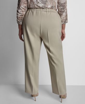 Plus Size Mid-Rise Ankle Pant