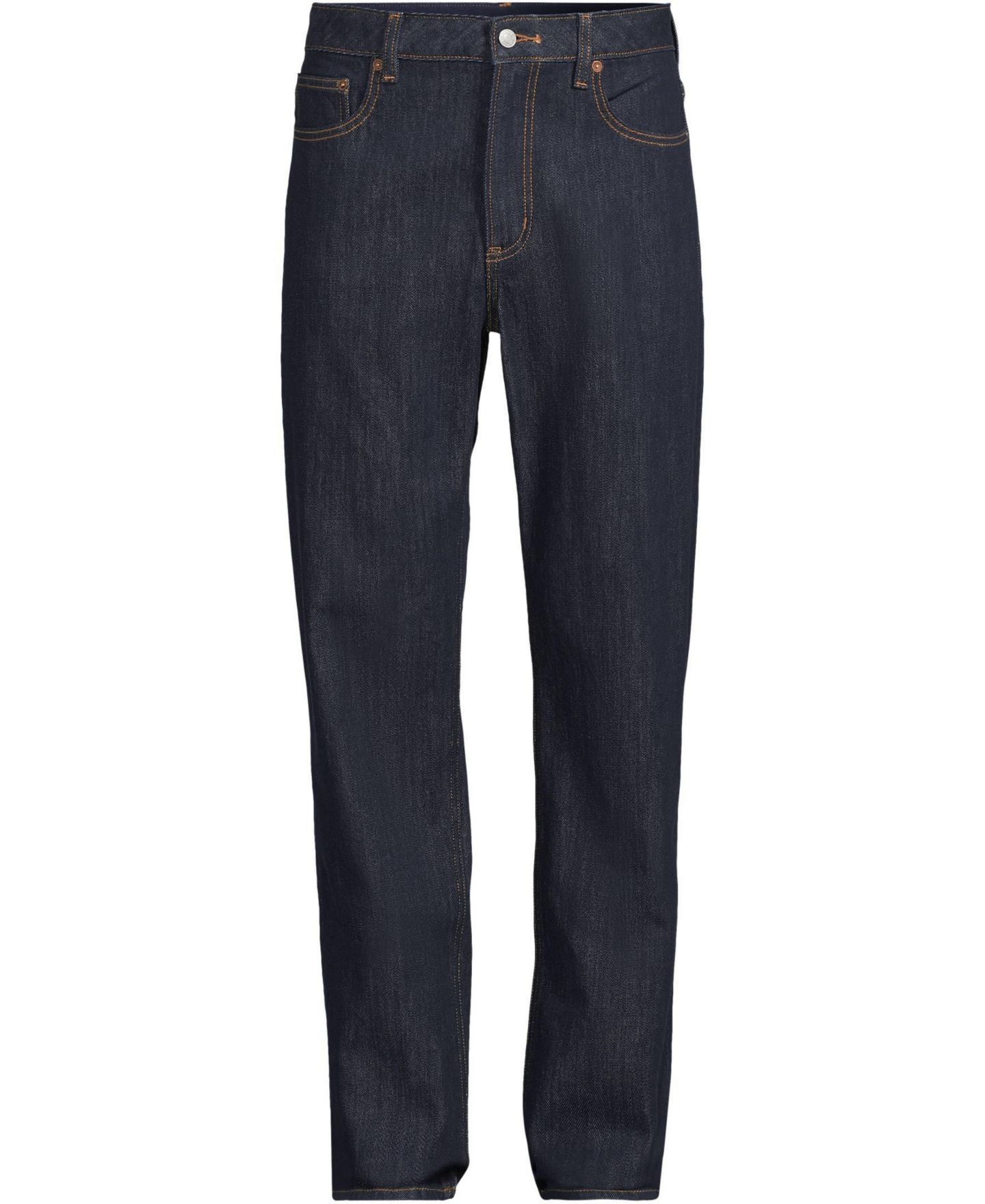 Мужские джинсы Lands' End Rigid Comfort Waist Classic Fit Jean, цвет: Индиго — фото 1