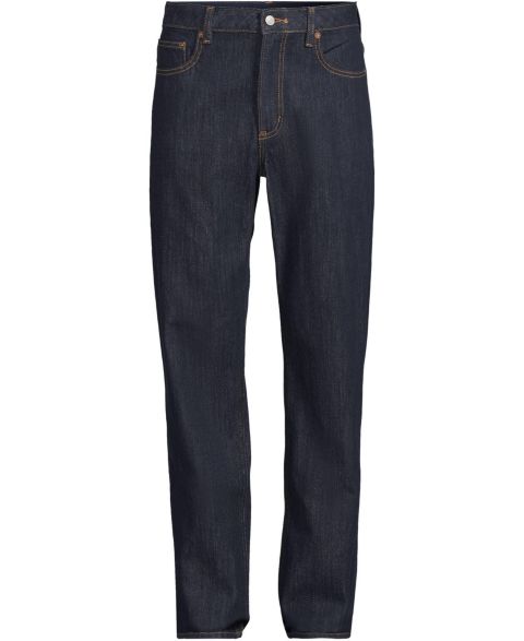 Мужские джинсы Lands' End Rigid Comfort Waist Classic Fit Jean, цвет: Индиго