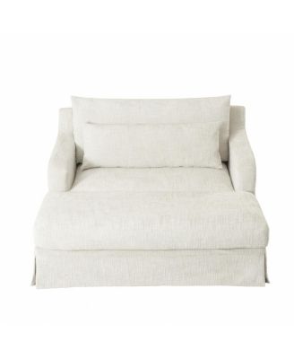 Chenille Sofa Bed, 59.5-Inch Sleeper Sofa, Loveseat.