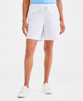 Women's High Rise Pull-On Twill Shorts