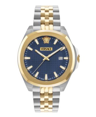 Men's Luxury Two-Tone Stainless Steel Bracelet Watch, 42mm