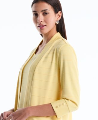 Petite Ottoman Knit Cardigan Sweater