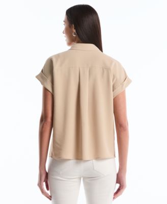 Petite Roll Short-Sleeve Shirt
