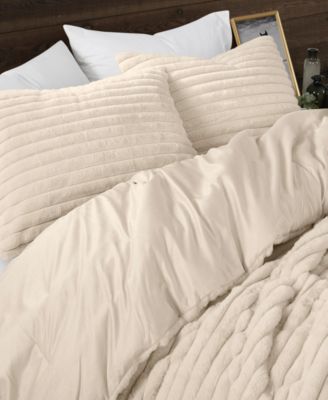 Channel Faux Fur 3-Pc. Comforter Set, King