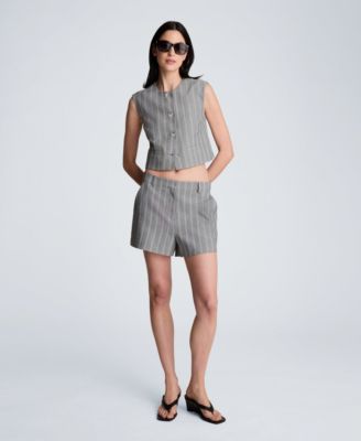 Women's Pinstripe Shorts