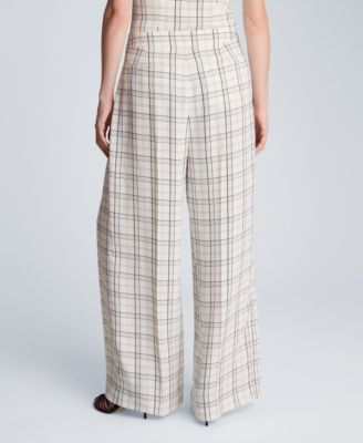 Women's Wide-Leg Triple Pleated Pants