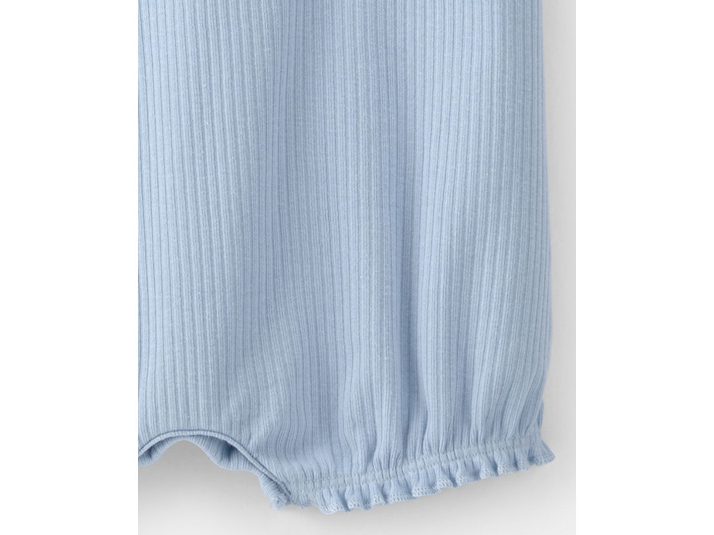 Комбинезон Carter's Sleeveless Blue Ruffled Straps Romper для девочек-малышей, цвет: Синий — фото 2