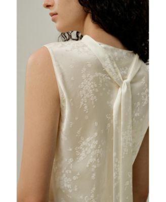 Women's Ying Jacquard Silk Tank