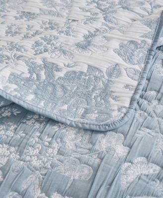 Toile Patch Reversible 3-Pc. Coverlet Set, King/California King