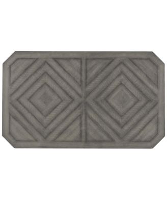 Streamdale 6-Piece Rubber Wood Dining Set with Wood Grain Tabletop & Soft Cushion (Grey)