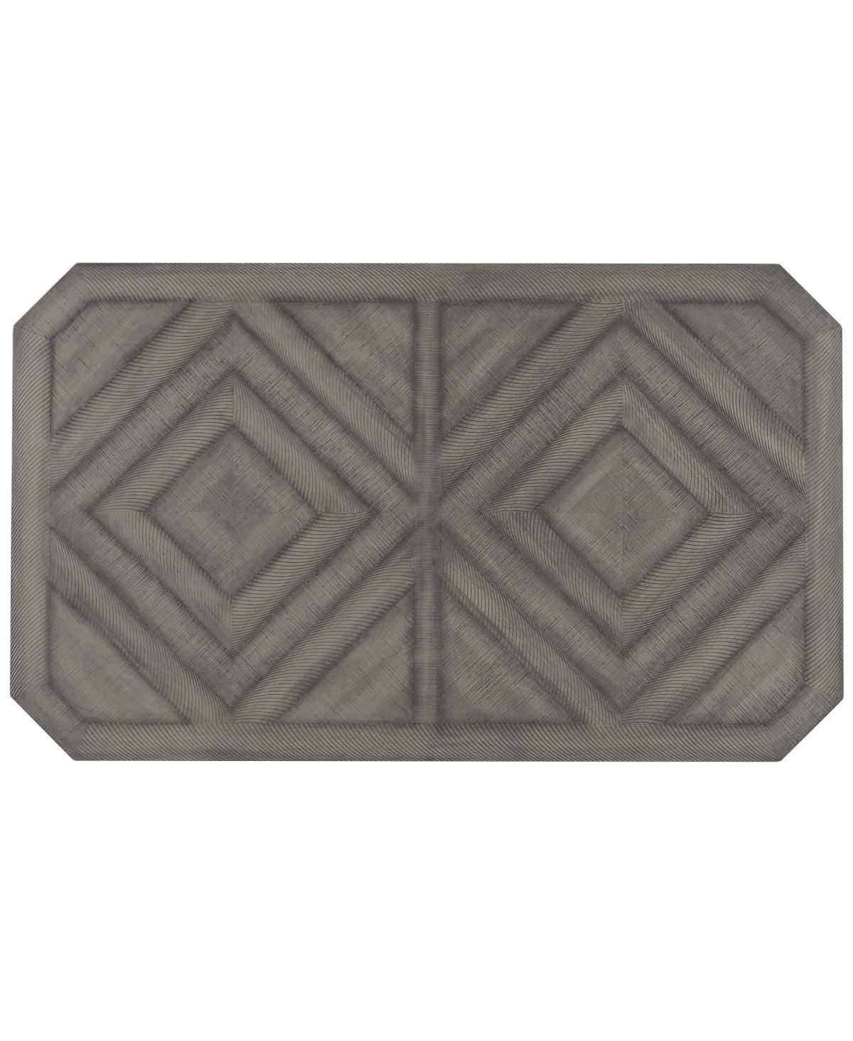 Streamdale 6-Piece Rubber Wood Dining Set with Wood Grain Tabletop & Soft Cushion (Grey)