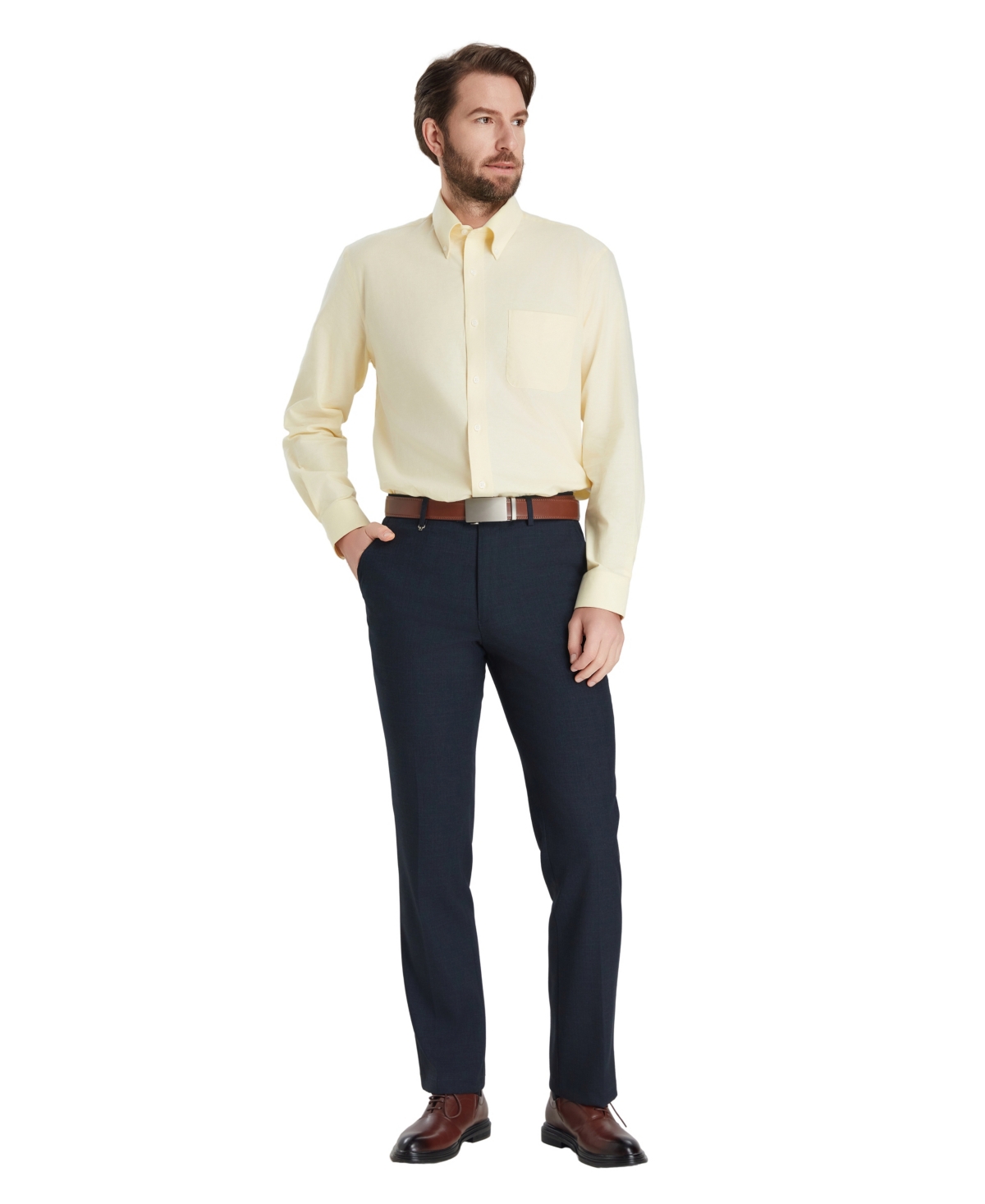 Club Room Men's Oxford Solid Dress Shirt, Macy's Exclusive