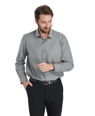 Men's Regular-Fit Solid Dress Shirt