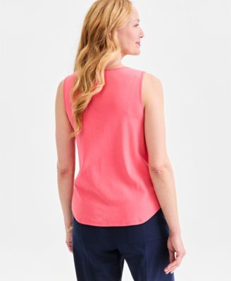 Women's Lace-Up Tank Top