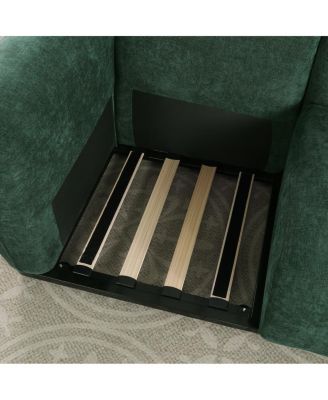 Modular Chenille Sofa with Iron Frame