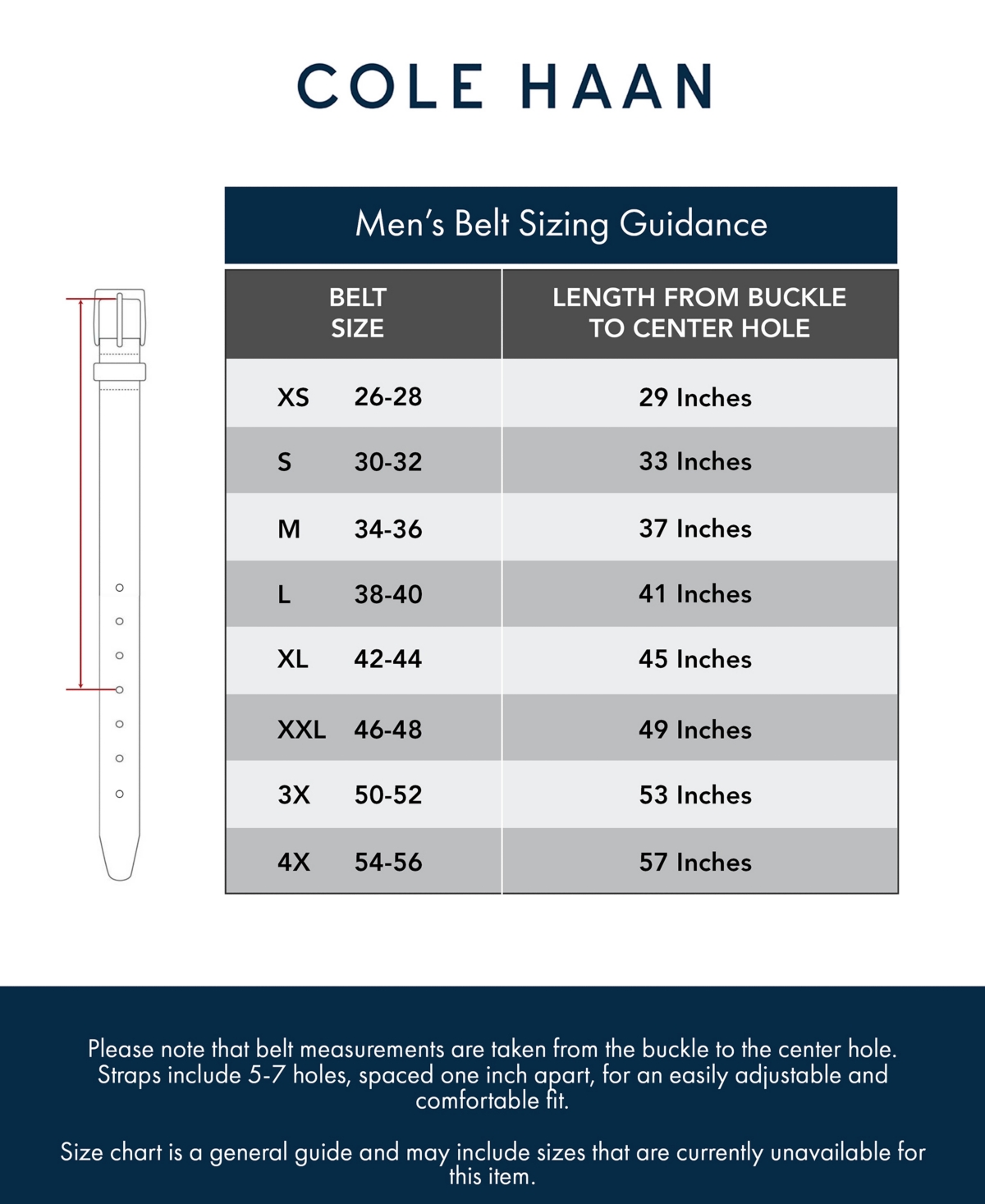 Cole Haan Men's Fully Adjustable Leather Braided Belt