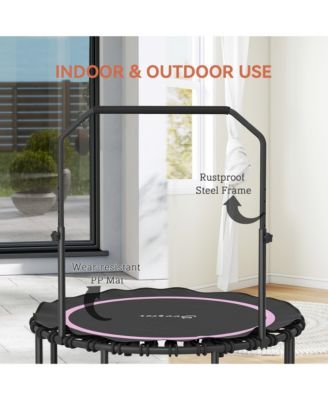 45" Rebounder Trampoline for Adults, Foldable Trampoline,