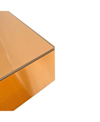 Crushed Diamond Mirrored Console Table