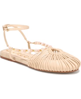 Women's Kassie Caged Ankle Strap Flat Sandals