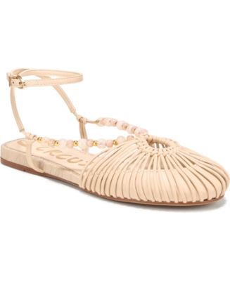 Circus NY by Sam Edelman Women's Kassie Caged Ankle Strap Flat