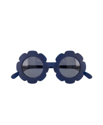 Baby Girls' Sleeveless Tank Top & Shorts with Sunglass, 3-Piece Set