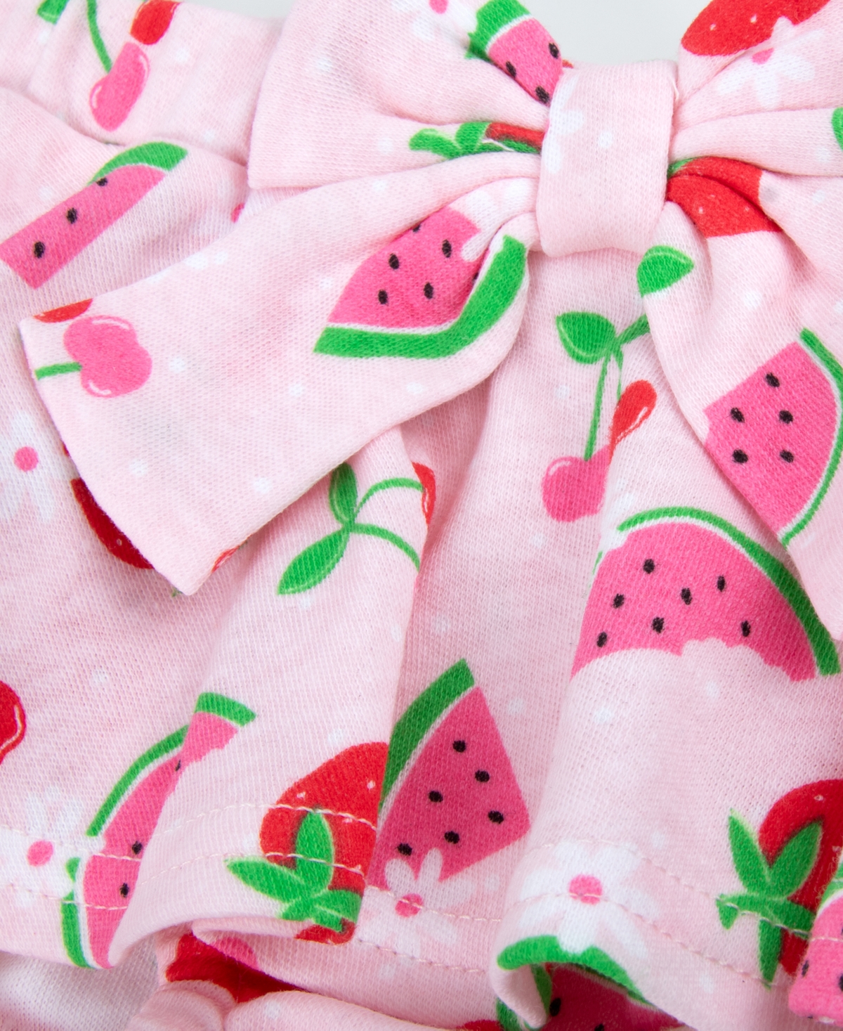 Baby Essentials Girls' Sleeveless Bodysuit, Diaper Cover Shorts and Printed Headband, 3-Piece Set