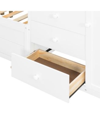 Bunk Bed with Drawers & Wardrobe.