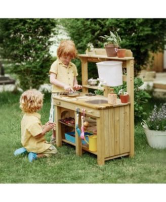 Mud Kitchen - DuoPlay Outdoor Play Kitchen for Kids