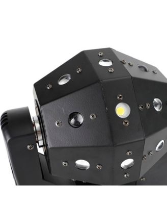 120W RGBW LED Moving Head Stage Light with Laser, Strobe, DMX512 and Sound Control