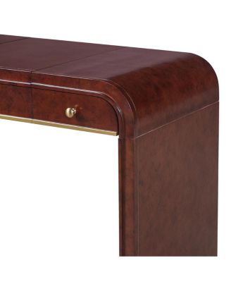 Classic Wood Vanity Desk with Flip Mirror, 3-in-1 Dressing Table