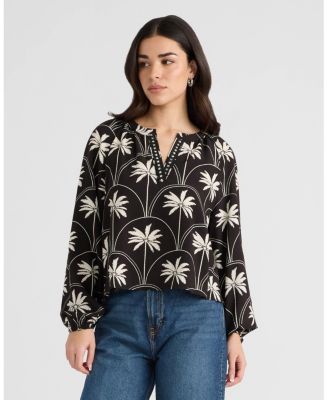 Women's Raglan V-Neck Blouse