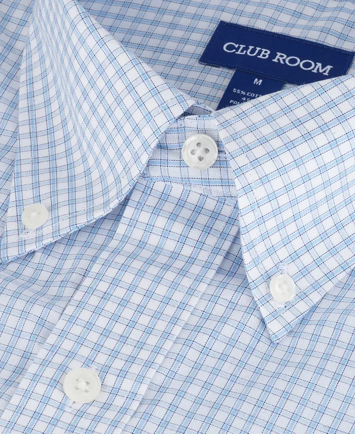 Men's Plaid Regular Fit Dress Shirt - thumbnail 6