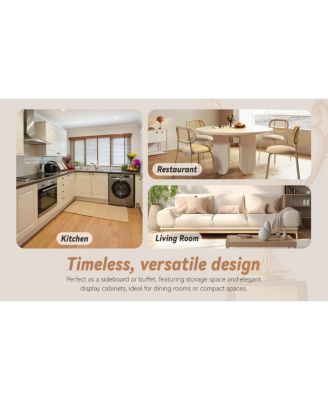  Vintage 4-Drawer Chest with Distressed Wood & Ornate Pattern Design